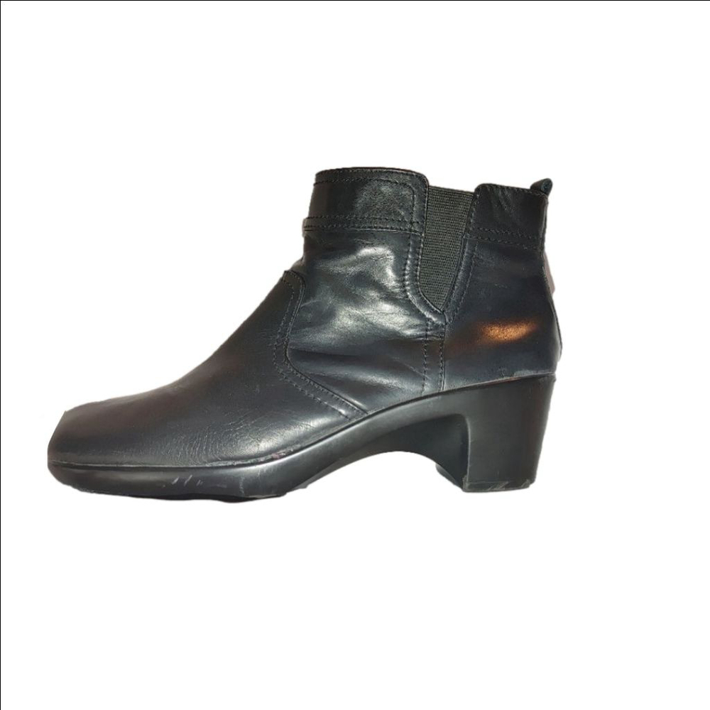 Easy Spirit Mestizo Leather Ankle Boots Size 9